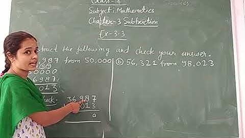 Class-4 Mathematics Chapter-3 Exercise- 3.3 By Bharti Singh