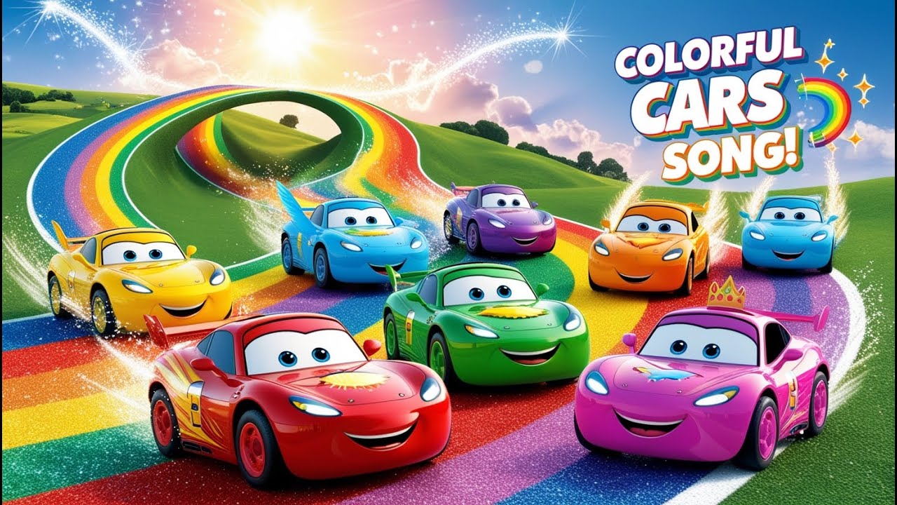 Learn Colors with Little Cars | Fun Car Song for Kids - YouTube