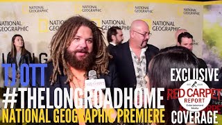 TJ Ott #WickedTuna interviewed at NATGEO's "The Long Road Home" Premiere Watch on 11/7