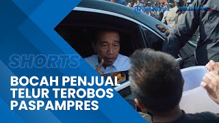 Aksi Bocah Penjual Telur Terobos Paspampres di Baubau, Senang Dapat Amplop dari Presiden Jokowi