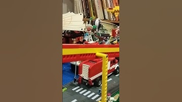 LEGO suspended monorail train TEST