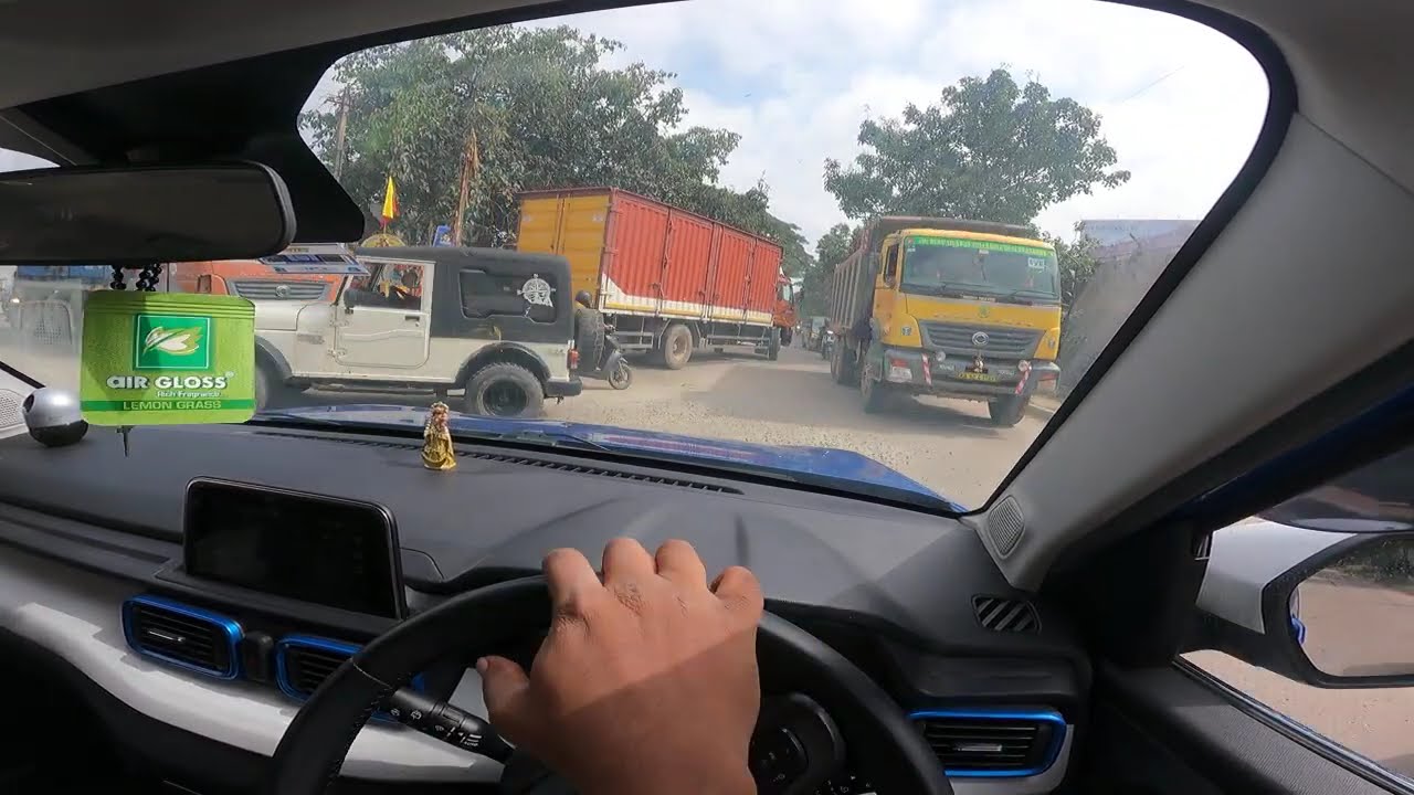 Tata Punch Weekend Drive 🚗 | Exploring Bangalore Outskirts | Devanahalli Road Vibes | ASMR  