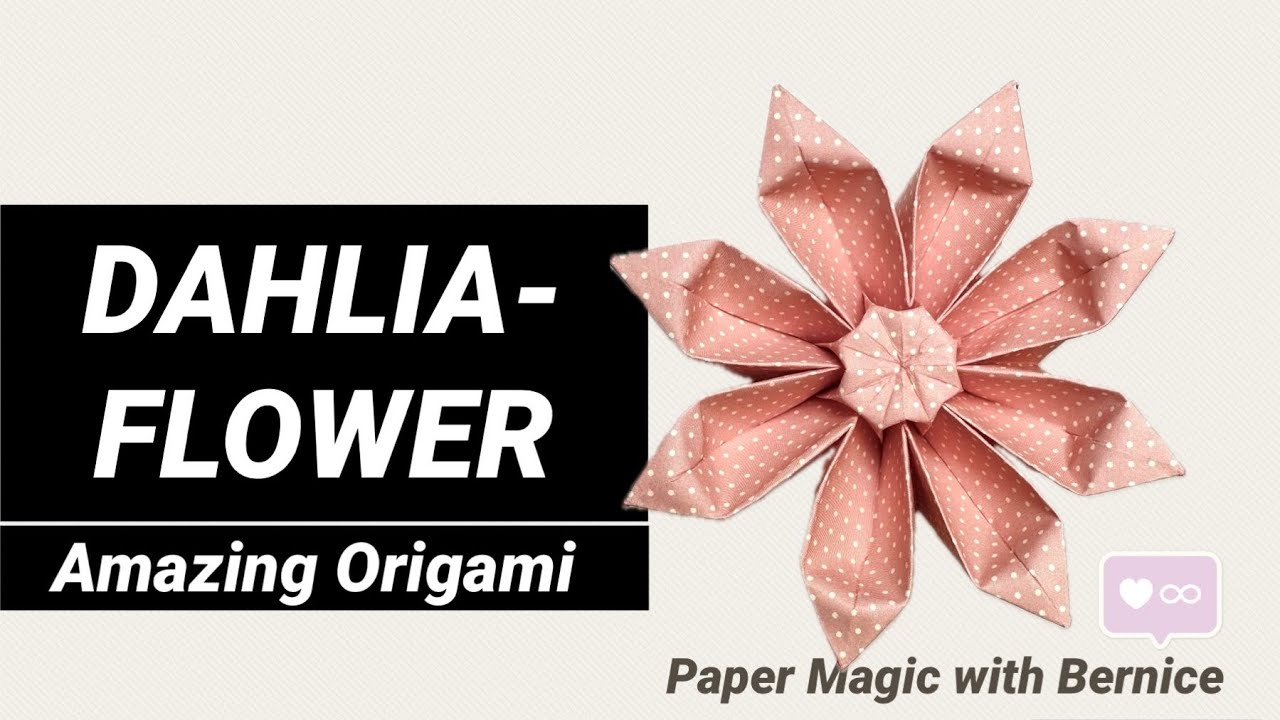 DIY Paper Dahlia: A Step-by-Step Origami Tutorial for Spring 🌸