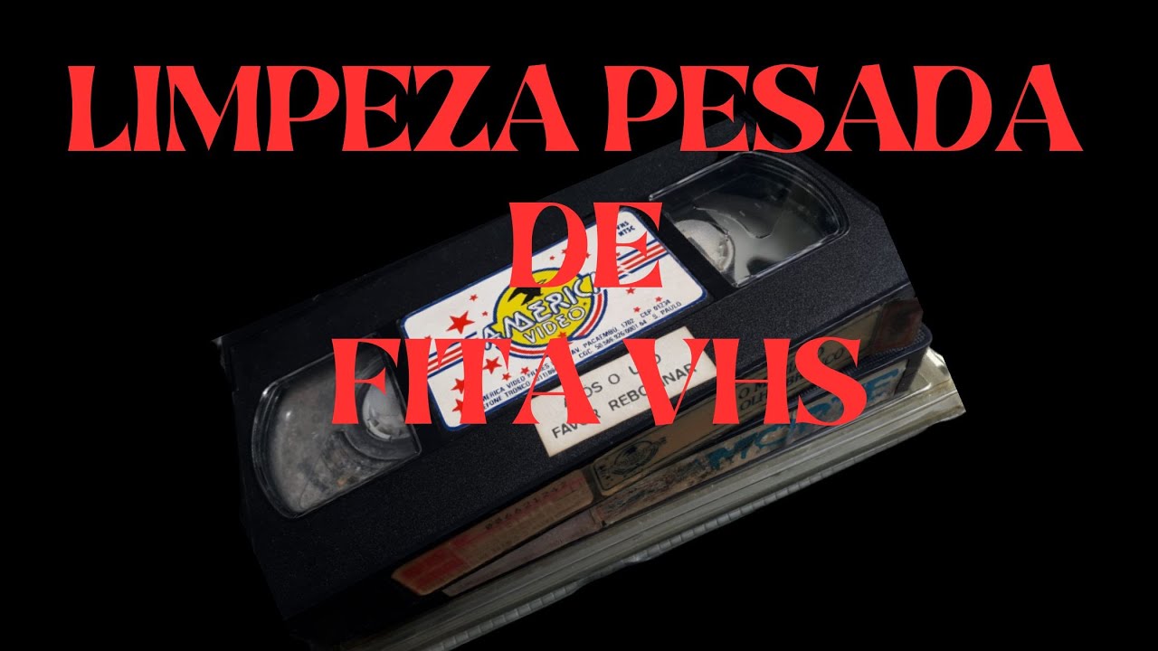 COMO LIMPAR MOFO DE FITA VHS (LIMPEZA PESADA)  16/04/23