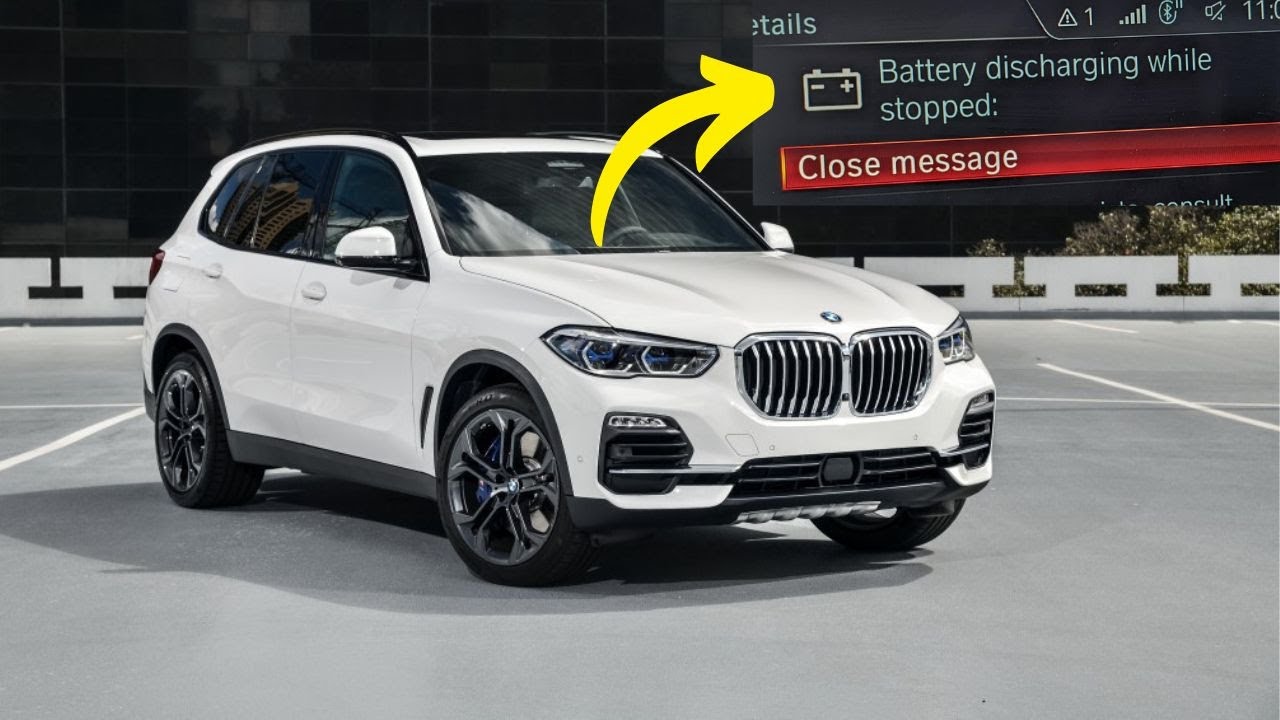 BMW “Battery discharging while stopped” warning: What’s this? - YouTube