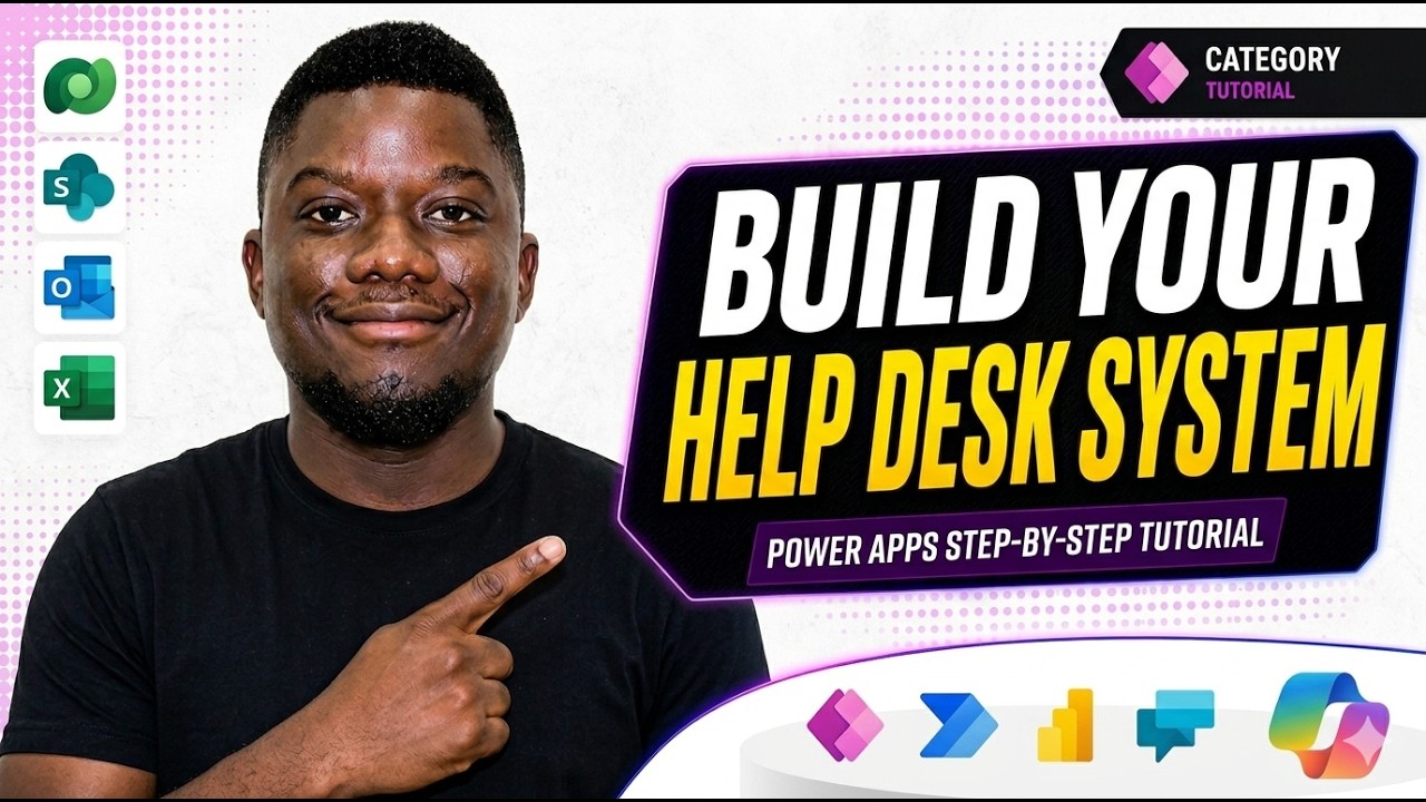 Power Apps Helpdesk System Tutorial (Real Business App) - YouTube