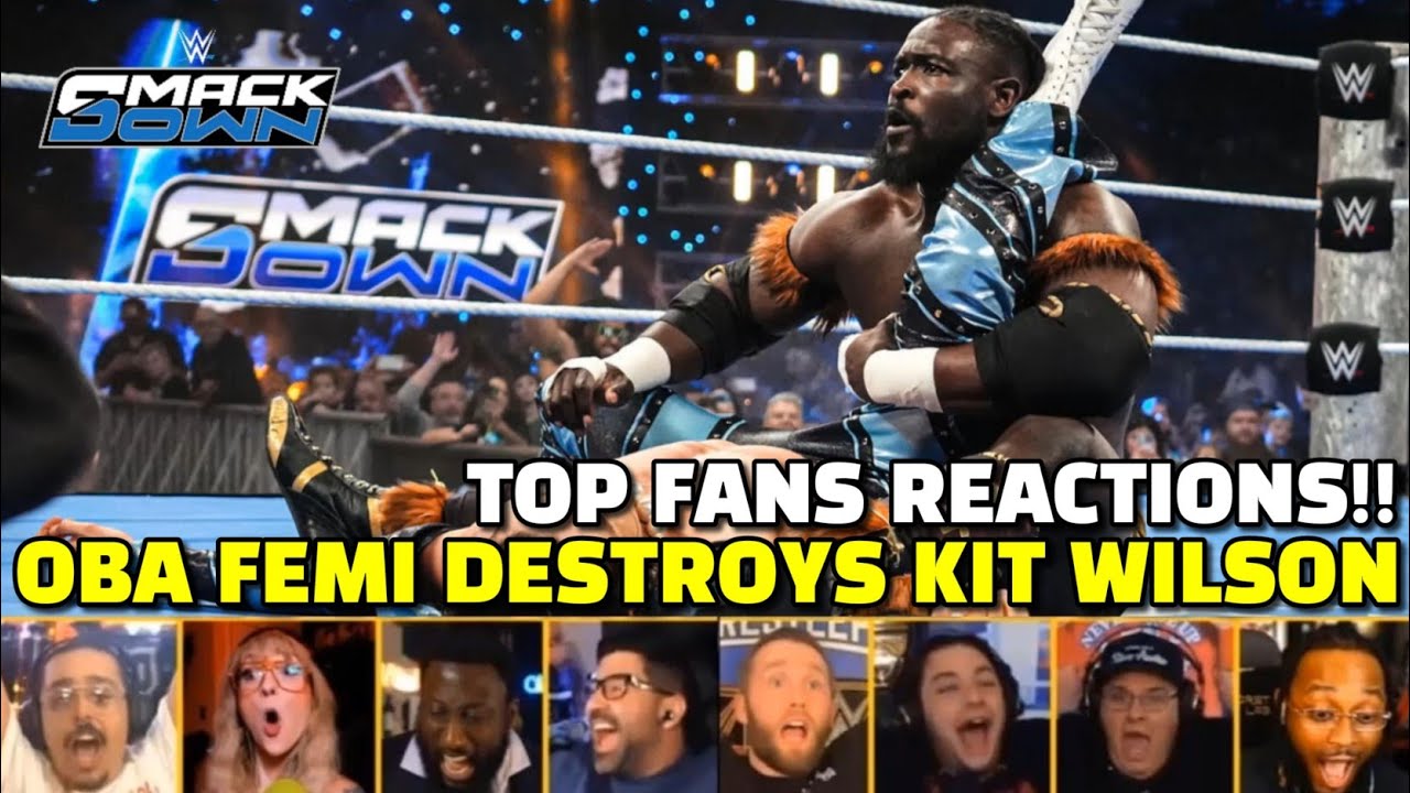 Полная подборка реакций на матч Оба Феми против Кита Уилсона | WWE Smackdown, 6 февраля 2026 г.