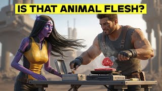 The Alien Princess Hadn't Eaten in Weeks — Until She Smelled the Human Mechanic's Lunch