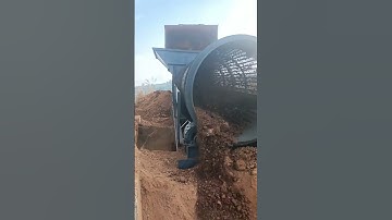 The drum screen is a common screening equipment that screens materials through a rotating drum