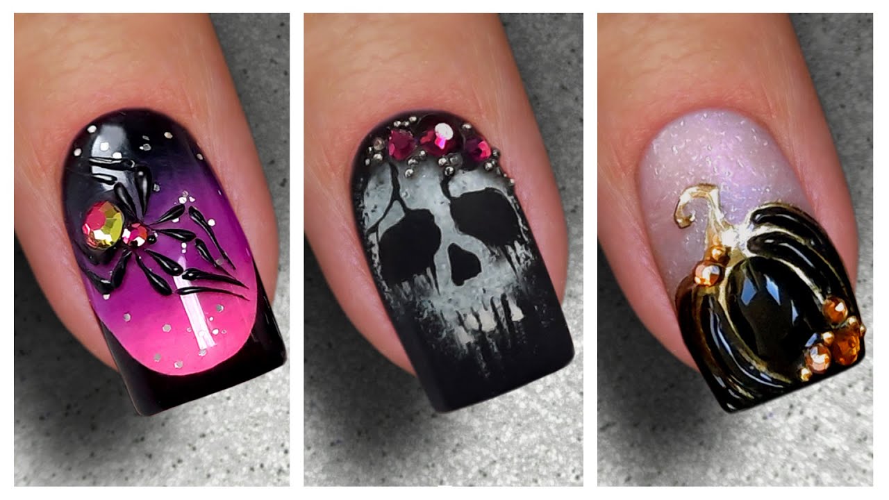 Дизайн ногтей 2023 🎃 Маникюр на Хэллоуин #20nails