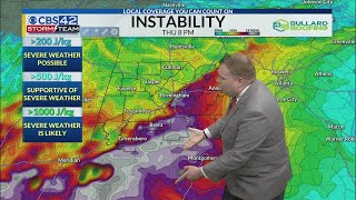 AM Weather 05/09/24 by CBS 42 327 views 1 day ago 3 minutes, 28 seconds