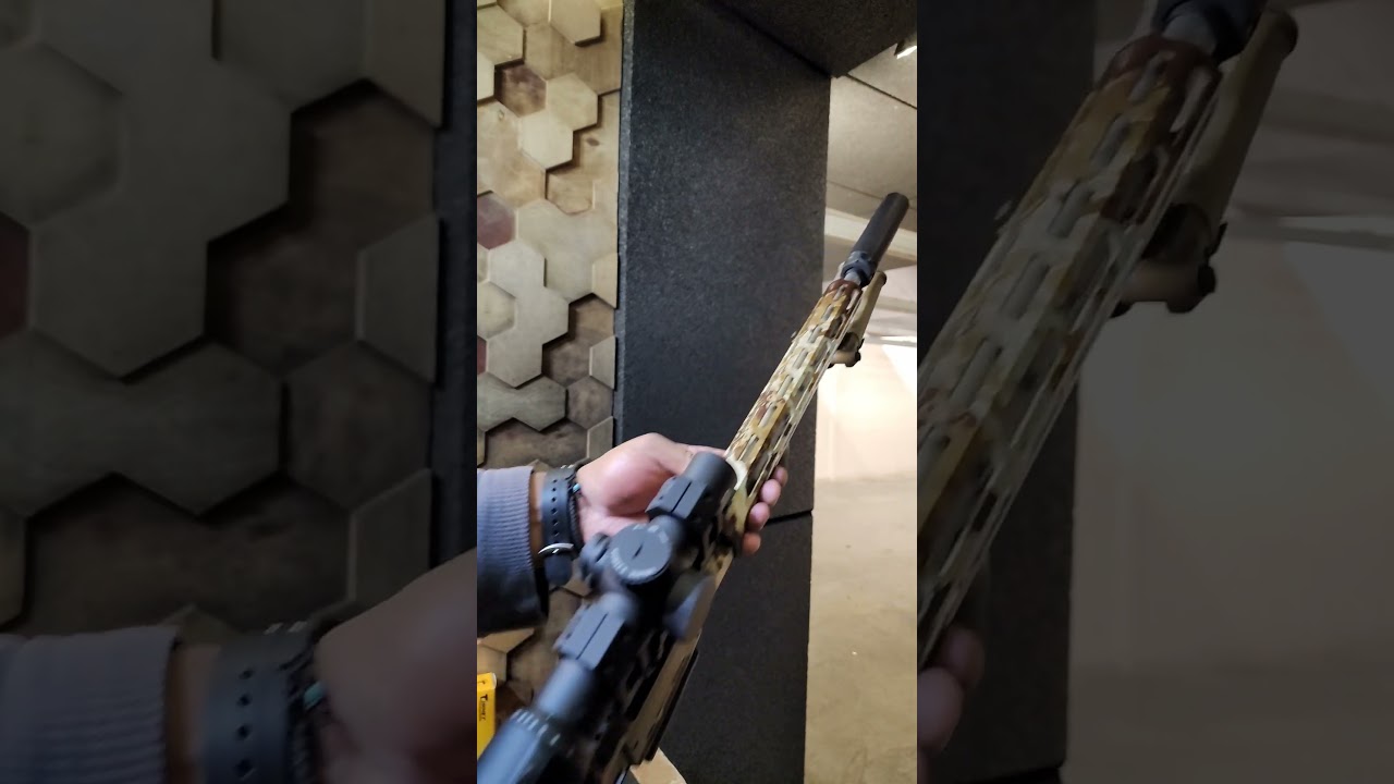 SIG SAUER Cross .308 suppressed bolt action, incredible performance and light 