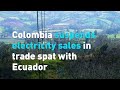 Colombia suspends electricity sales in trade spat with Ecuador