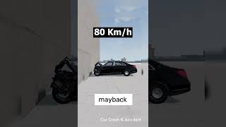 BeamNG Drive | マイバッハ高級車300KM/H衝突テスト。＃車#カークラッシュテスト＃自動車事故＃衝突試験＃交通事故 screenshot 4