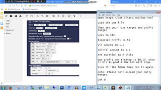 Binary.com Bot Digit differ 100% profit trading with 2 Ticks