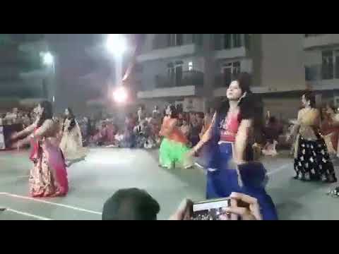 Garba dance by Gaur city 16th avenue ladies