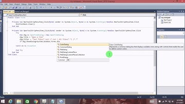 How to make notepad in VB 2010 express edition
