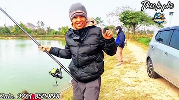 Câu lục. Quấn ổ trắm đen buổi câu cuối cùng năm 2024 tại Hồ Ải Quang Bắc Giang. Fishing