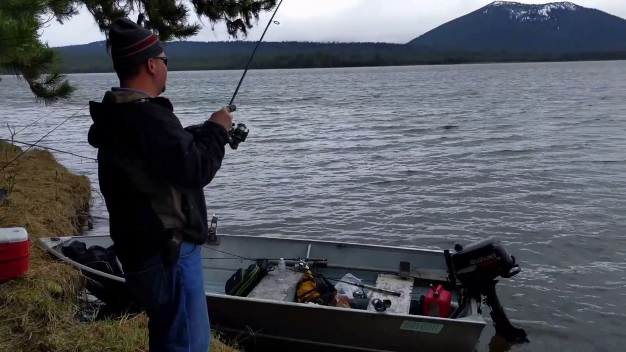 Fishing at Crane Prairie Lake YouTube