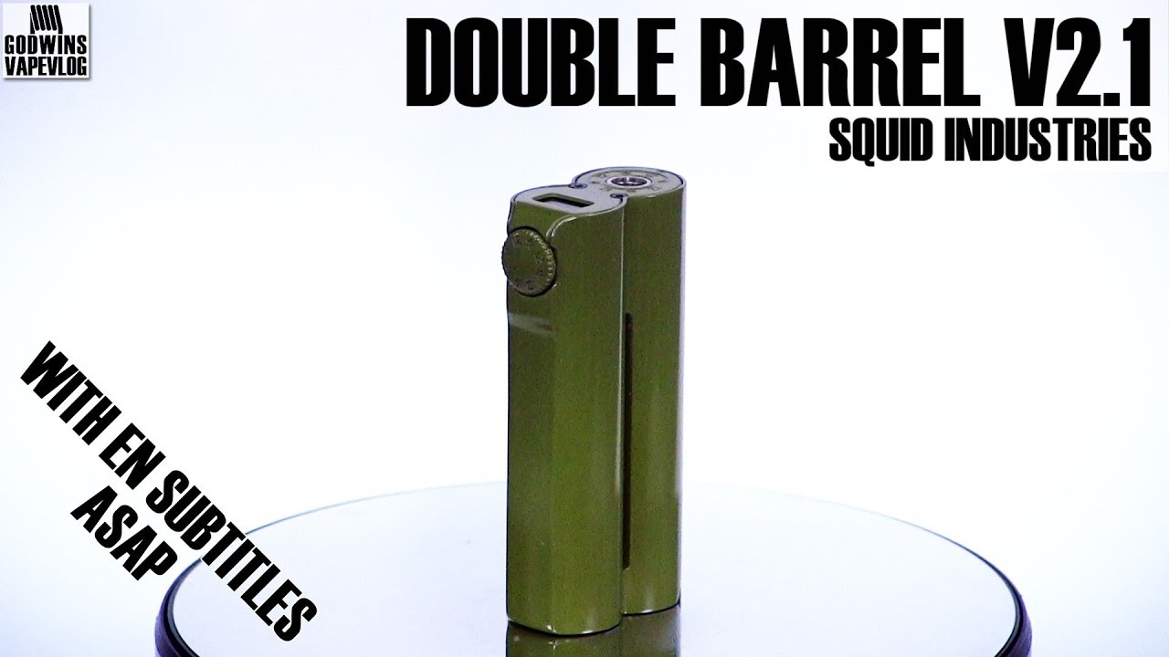 Elektronická cigareta / Mod - Squid Industries Double Barrel v 2.1 -  Recenze (CZ) - YouTube
