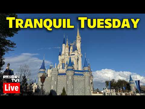🔴Live: An Extended Tranquil Tuesday at the Magic Kingdom -Walt Disney World - 3-17-26