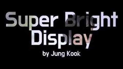 Super bright display g7thinQ