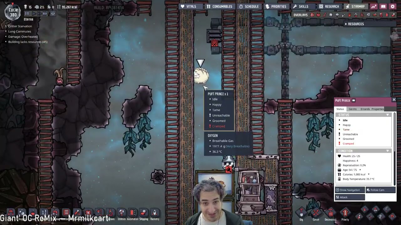 Oxygen Not Included Launch Upgrade Arboria colony pt 9