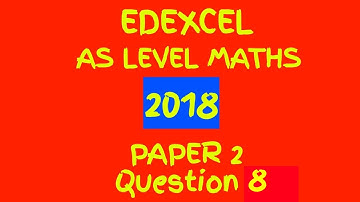 Edexcel AS Level Maths June 2018 Paper 2: Statistics and Mechanics Walkthrough Q8: Variable Motion