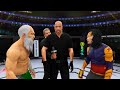 Old Bruce Lee vs. Wonder Woman - EA sports UFC 4