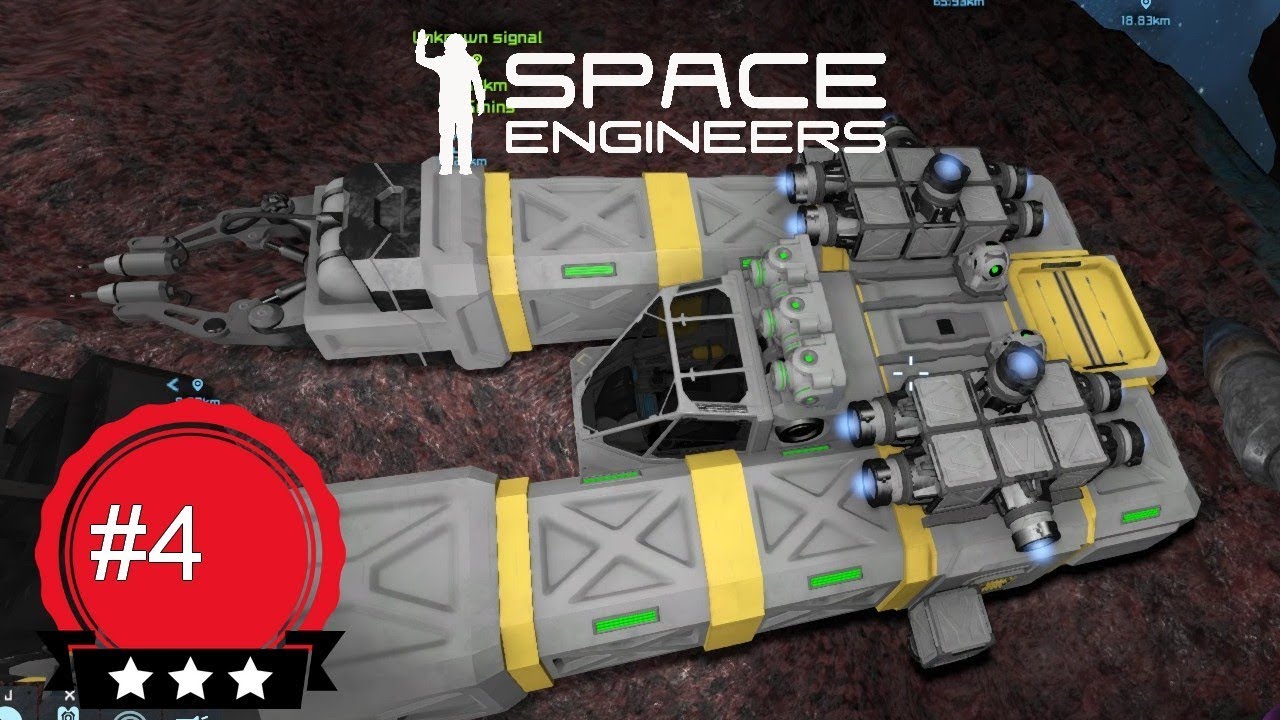 Pequena nave de construção #4 [Space Engineers temporada 1] - YouTube