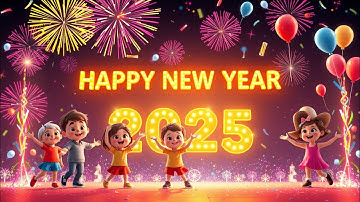 Happy New Year Kids Song 2025 | Fun Dance & Countdown | MaaTunes Kids