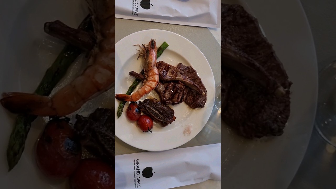 [부산센텀 뷔페-그랜드애플]양갈비스테이크가 짱 맛!
