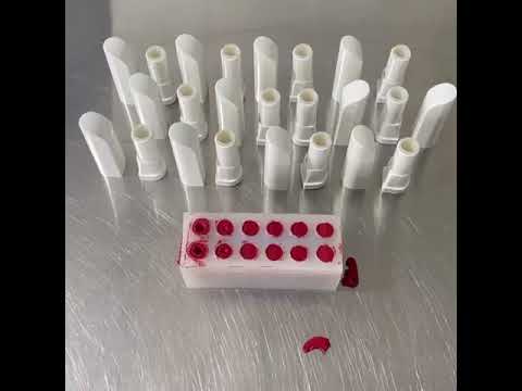 تولید رژلب با قالب سیلیکونی