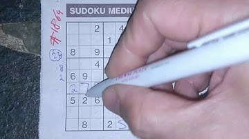 Thank you for this Medium! (#1864) Medium Sudoku puzzle. 11-10-2020