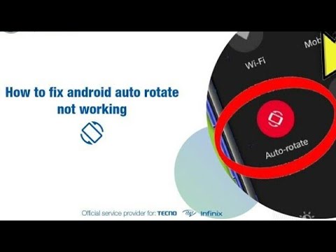 Auto Rotation Fails How to fix screen rotation problem when auto rotate isn't working - YouTube