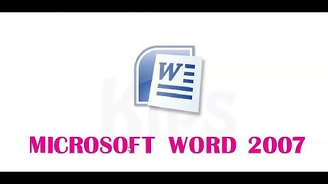 Class 3 Ch 5 Microsoft Word 2007 Part 1