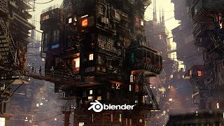 Apartments - Concept Art Tutorial - Episode 8 - Blender