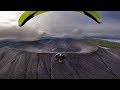 Flying INSIDE a volcanic crater!!!