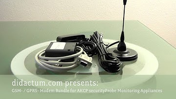 GSM/GPRS Modem Bundle for AKCP securityProbe Rack Monitoring Systems