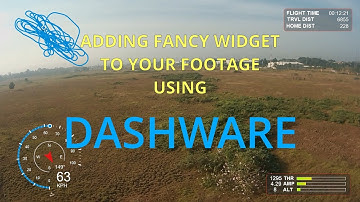 Add fancy widget to your video using Dashware