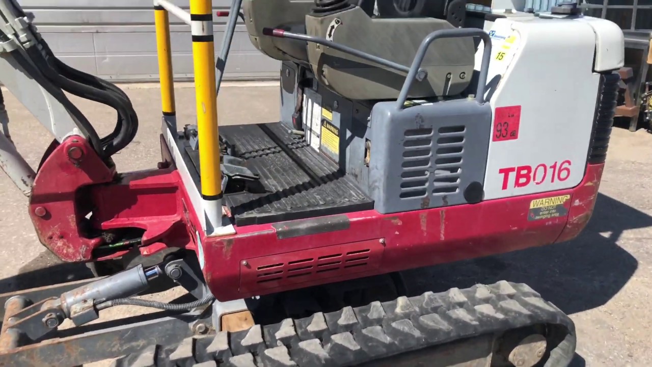 Minigrävare TAKEUCHI TB016