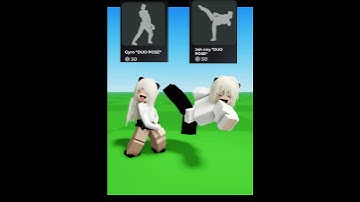 roblox matching emote ideas for u and ur friend! 🤍 (p19)