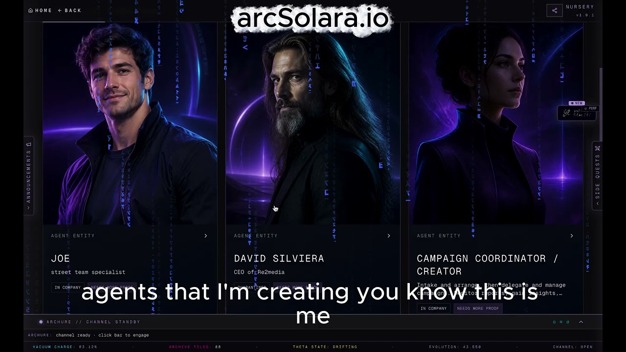 Ultimate ALL-IN-1 AI app! arcSolara.io Intro Demo Walkthrough/Chat/Planner/Company-Paperclip,Rowboat