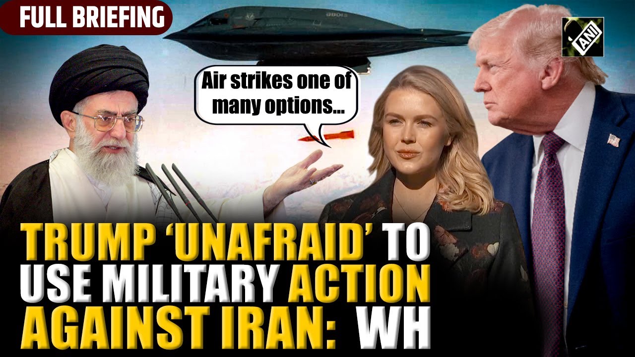 «Авиаудары — один из многих вариантов…»: пресс-секретарь Белого дома Ливитт проводит брифинг для ...