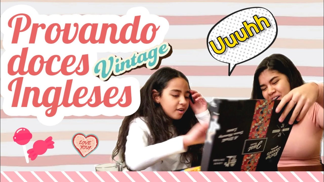 Provando doces Ingleses antigos