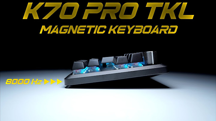 Corsair Joins the Battle! K70 Pro TKL Magnetic Gaming Keyboard Review