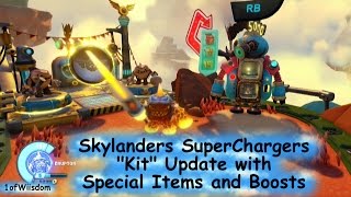 Skylanders SuperChargers Kit Update with Special Items and Boosts
