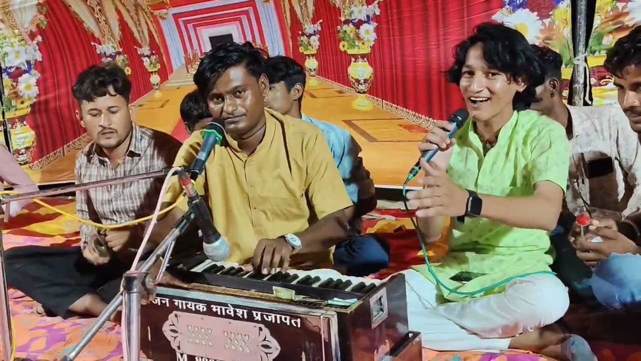 थाना राम दहिया भावेश प्रजापत जुगलबंदी!! बैठा सु म्हारे बेटी भली देशी अंदाज में भजन!! 