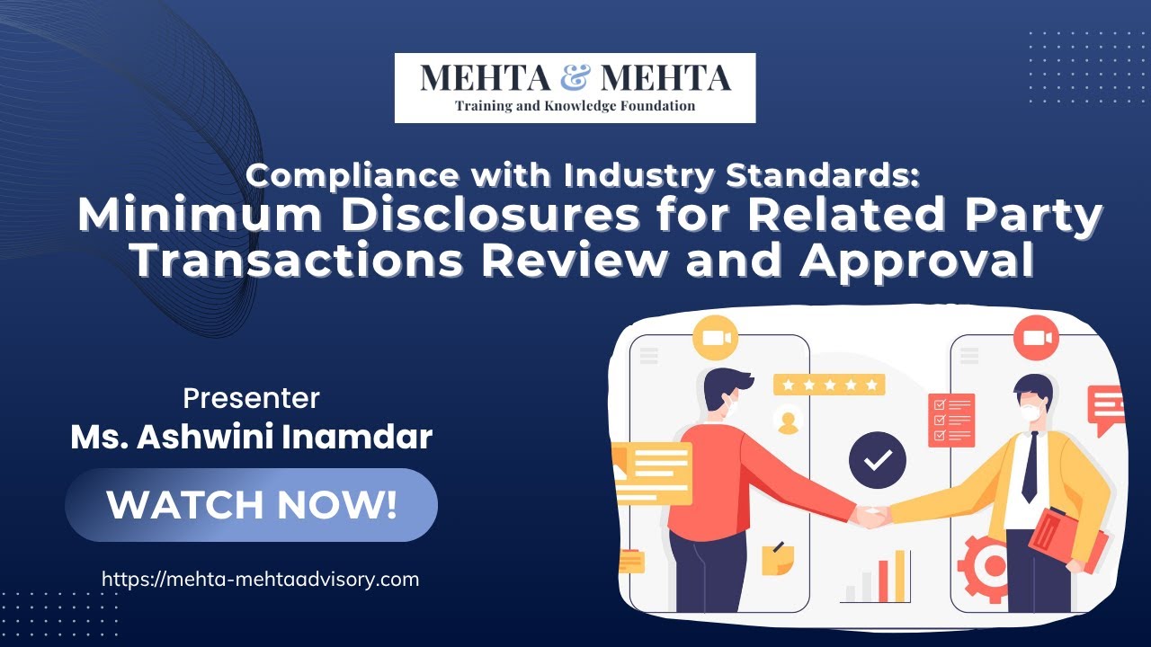 Compliance with Industry Standards: Minimum Disclosures for RPT Review ...