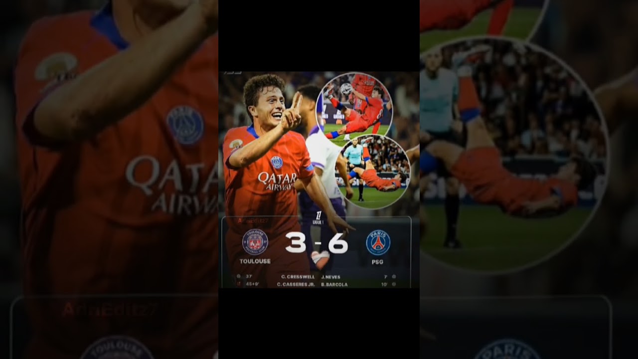 PSG vs Toulouse☠️❤️‍🩹